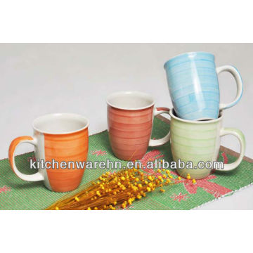 Haonai 2015hot sales! hand printing ceramic cup